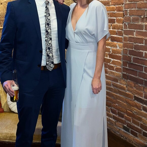 Wayf Light Blue Maxi Dress - Picture 3 of 3